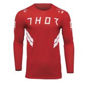 THOR Motocross-Shirt PRIME HERO Rot/Weiss