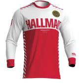 Hallman Motocross-Shirt Differ Slice Weiß/Rot