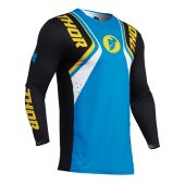 Thor Motocross-Shirt Prime Jazz Blau/Schwarz