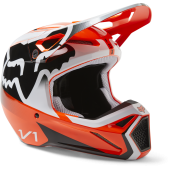 FOX V1 Leed Motocross-Helm Dot/Ece FLUO Orange