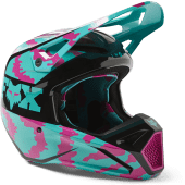 FOX V1 Nuklr Motocross-Helm Dot/Ece Teal
