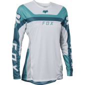 FOX Damen Flexair Efekt Motocross-Shirt Teal