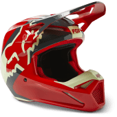 FOX V1 Xpozr Motocross-Helm Dot/Ece FLUO Rot