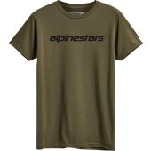Alpinestars T-shirt Line-Word Grün/Schwarz