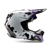 Fox V1 Motocross-Helm Morphic Schwarz/Weiß
