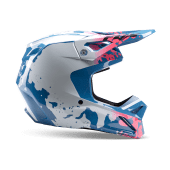 Fox V1 Motocross-Helm Morphic Blueberry