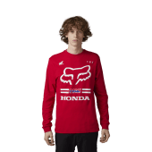 FOX Fox X Honda Lange Ärmel T-shirt | Flame Rot