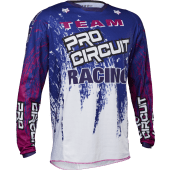 Fox Pro Circuit 180 Wit/Blau | Motocross Kombi