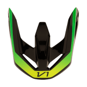 Fox 22 V1 Motocross-Helmvisier - Dpth Schwarz
