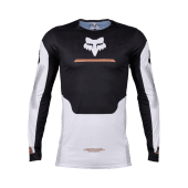 Fox Flexair Optical Motocross-Shirt Schwarz/Weiss