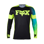 Fox 360 Streak Motocross-Shirt Schwarz/Gelb