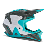 Fox V3 Revise Motocross-Helm Teal