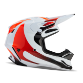 Fox V3 Magnetic Motocross-Helm Weiss