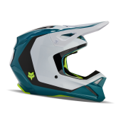 Fox V1 Nitro Motocross-Helm Maui Blau