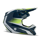 Fox V1 Flora Motocross-Helm Dark Indigo
