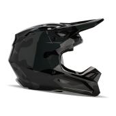 Fox V1 Bnkr Motocross-Helm Schwarz Camo