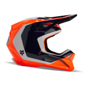 Fox Jugend V1 Nitro Motocross-Helm Fluo Orange
