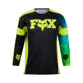 Fox Jugend 360 Streak Motocross-Shirt Schwarz/Gelb