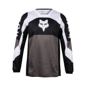 Fox Jugend 180 Nitro Motocross-Shirt Schwarz/Grau