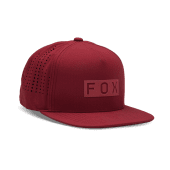 Fox Wordmark Tech Snapback Kappe Scarlet OS