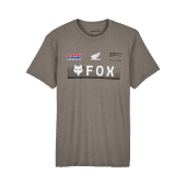 Fox X Honda Premium Kurzarm-T-Shirt Heather Graphite
