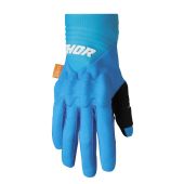 THOR Motocross-Handschuhe REBOUND Blau/Weiss