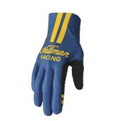 Hallman Motocross-Handschuhe Mainstay Roosted Gelb/Blau