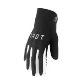 Thor Motocross-Handschuhe Agile Solid Schwarz/Weiss