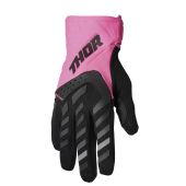 THOR Motocross-Handschuhe für Frauen SPECTRUM Rosa/Schwarz