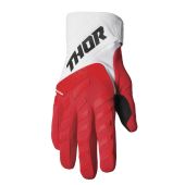 THOR Motocross-Handschuhe für Jugend SPECTRUM Rot/Weiss