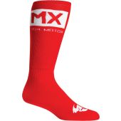 Thor Sock Youth Mx Solid Red/White