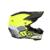6D Motocross-Helm Atr-2Y Target Neon Gelb