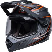 BELL Mx-9 Adventure Mips Motocross-Helm - Dalton Gloss Schwarz/Orange