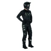 Fly Racing Motocross F-16 Schwarz-Grau Gear Combo