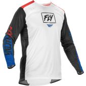 Fly Racing Motocross Jersey Lite Rot-Weiß-Blau