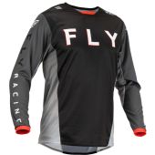 Fly Racing Motocross Jersey Kinetic Kore Schwarz/Grau
