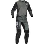 Fly Racing Motocross Kinetic Jet Grau/Dunkelgrau/Schwarz Gear Combo