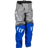 Fly Racing Motocross Hose F-16 Jugend Grau/Blau