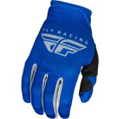 Fly Racing Motocross Handschuhe Jugend Lite Blau/Grau