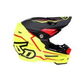 6D Motocross-Helm Atr-2 Element Gelb Matte