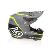 6D Motocross-Helm Atr-2 Alpha Neon Gelb