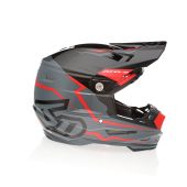 6D Motocross-Helm Atr-2 Element Grau