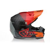 6D Motocross-Helm Atr-2 Range Rot Glänzend