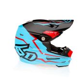 6D Motocross-Helm Atr-2 Element Cyan