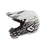 6D Motocross-Helm Atr-2 Patriot Le Weiss Glänzend