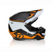 6D Motocross-Helm Atr-2 Drive Neon Orange Matte
