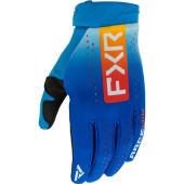 FXR Reflex MX Motocross-Handschuhe Blau/Tangerine