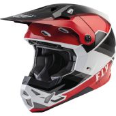 Fly Racing Helm Formula Cp Rush Schwarz-Rot-Weiß