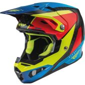 Fly Racing Helm Formula Crb Prime Neongelb-Blau-Rot