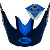 BELL Moto10 Spherical MECHANT Off-Road Helmschild and Ersatz-Mundstück Kit  Blau